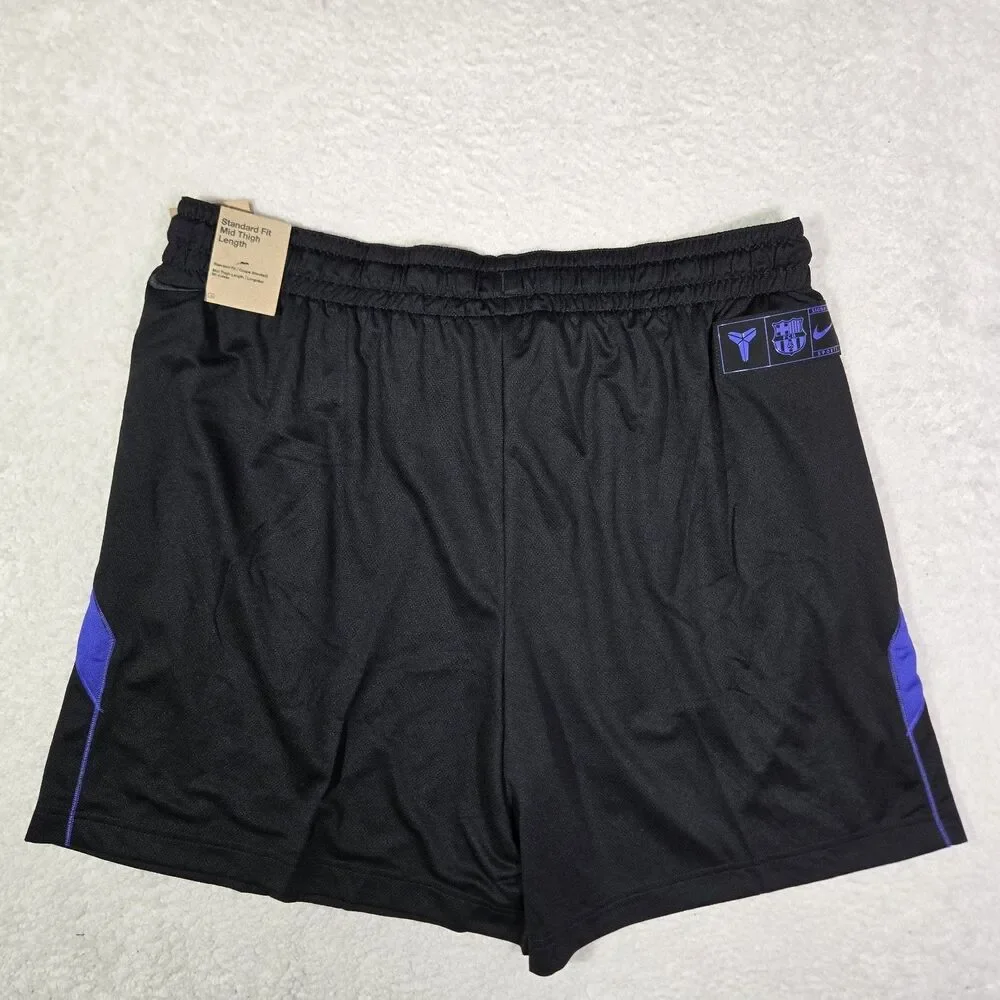 Nike Kobe Bryant FC Barcelona 2025/26 Away Shorts Mens Large HQ9612-010 Black L